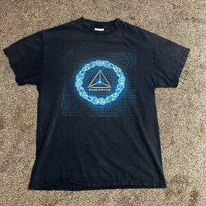Mudvayne End of All Things to Come Black Tour T-Shirt 2002-2003. Size MEDIUM.